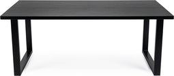 Stalux Eettafel - Tafel Joop - Duurzaam - Modern Design - Ruime Zithoek - Zwart - 200 cm