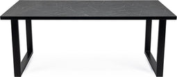 Stalux Eettafel - Tafel Joop - Luxe Design - Duurzaam Materiaal - Stijlvol Uiterlijk - Zwart Marmer - 240 cm