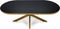 Stalux Eettafel - Tafel Noud - Duurzaam ontwerp - Hoogwaardige kwaliteit - Modern design - Zwart Eikenhout - 210 cm