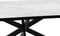 Stalux Eettafel - Tafel Noud - Luxe Design - Duurzaam Materiaal - Stijlvol Uiterlijk - Wit Marmer - 180 cm