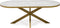 Stalux Eettafel - Tafel Noud - Luxe Design - Duurzaam Materiaal - Stijlvol Uiterlijk - Wit Marmer - 180 cm