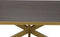 Stalux Eettafel - Tafel Noud - Robuust Design - Duurzaam Materiaal - Gemakkelijk te Monteren - Bruin - 180 cm
