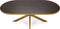 Stalux Eettafel - Tafel Noud - Robuust Design - Duurzaam Materiaal - Gemakkelijk te Monteren - Bruin - 180 cm