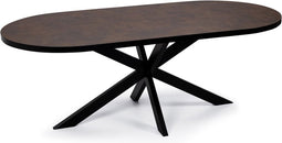 Stalux Eettafel - Tafel Noud - Stijlvol Design - Duurzaam Materiaal - Gemakkelijk Onderhoud - Bruin - 180 cm