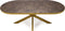 Stalux Eettafel - Tafel Noud - Stijlvol Design - Duurzaam Materiaal - Gemakkelijk Onderhoud - Bruin - 180 cm