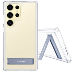 Stand Backcover voor de Samsung Galaxy S24 Ultra - Transparant