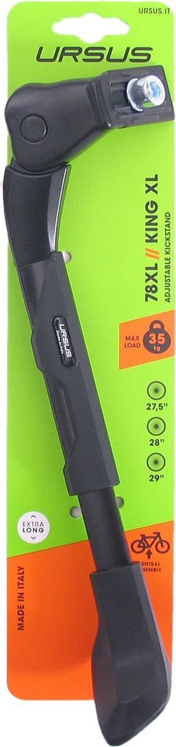 Standaard 27.5-29" Ursus King 2 XL Verstelbaar - zwart