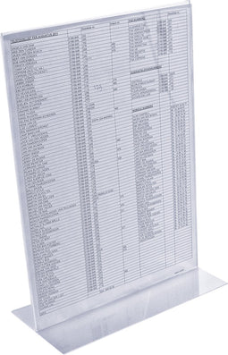 Standaard - kaarthouder - A3 - pP - transparant - 1 stuks