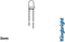 STANDAARD LED 3mm GEEL DIFFUUS (L-34YD)