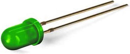 STANDAARD LED 5mm GROEN DIFFUUS (L-7113GD)