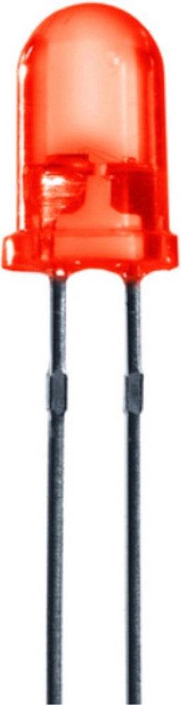 Standaard Led 5Mm Rood Diffuus