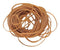 Quantore - Elastiek s 16 60x1.5mm 100gr 440 stuks bruin