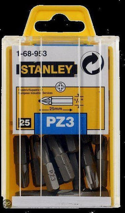 Stanley - 1/4" Bits Pozidriv - Nr3