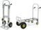Stanley 2-in-1 Steekwagen en Platformwagen SWXTI-MT515 - Draagcapaciteit 200 tot 250KG - Transportwagen - 118 x 52 x 103 CM - Metaal - Zilver/Geel/Zwart