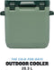 Stanley Adventure Outdoor Cooler 28,3L Stanley Green | Ruimte voor 2L flessen | Dubbelwandig geïsoleerde koeler | BPA-Vrij | Deksel campingkoeler fungeert ook als stoel | Reiskoeler | Waterdicht