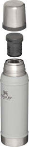 Stanley Classic Legendary Bottle 0,75L | Ash | Thermosfles houdt 20 uur warm of koud | Vaatwasserbestendig | Roestvrijstalen Thermoskan | Lekvrij | BPA-Vrij