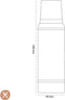 Stanley Classic Legendary Bottle 0,75L | Ash | Thermosfles houdt 20 uur warm of koud | Vaatwasserbestendig | Roestvrijstalen Thermoskan | Lekvrij | BPA-Vrij
