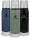 Stanley Classic Legendary Bottle 0,75L | Hammertone Green | Thermosfles houdt 20 uur warm of koud | Vaatwasserbestendig | Roestvrijstalen Thermoskan | Lekvrij | BPA-Vrij