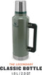Stanley Classic Legendary Bottle 1,9L | Hammertone Green | Thermosfles houdt 45 uur warm, 2 dagen koud | Vaatwasserbestendig | Roestvrijstalen Thermoskan | Lekvrij