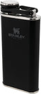 Stanley Classic Wide Mouth Flask 0,23L Matte Black | BPA-Vrije heupfles | Roestvrijstalen zakflacon | Makkelijk te vullen, drinken en reinigen