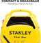 Stanley Compressor 8Bar - Luchtcompressor Olievrij met Luchtgereedschap - Compressoren Set Incl. Luchtslang 3M, Luchtpistool met Drukmeter en 3 Mondstukken - Geel