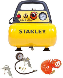 STANLEY Compressor DN200/8/6 – inclusief 6-delige Accessoire set