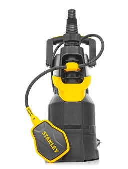 Stanley dompelpomp, vuil water, 750 W, plastic, met vlotterschakelaar, vlakafzuiging, 13500 l/h, IPX8, 10 m kabellengte