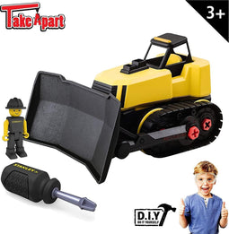 Stanley Jr. Demonteerbare Bulldozer met Plastics Schroevendraaier - 3 jaar