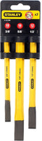 STANLEY Koudbeitelset 3-delig