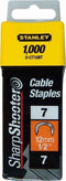 Stanley Krammen 12mm Type 7 - 1000 Stuks 1-CT108T