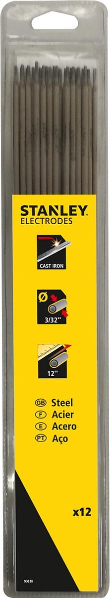 STANLEY Laselektroden Gietijzer - 2,5x300 - 12 Stuks