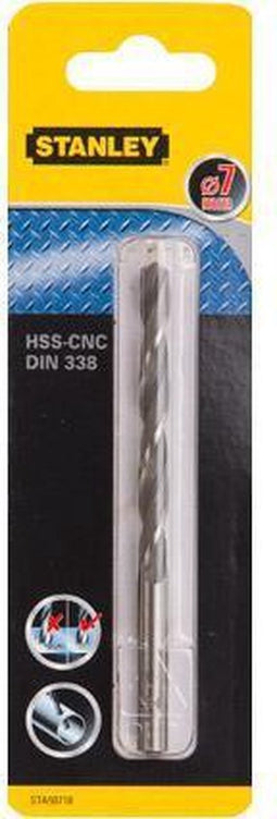 Stanley metaalboor 7 mm HSS-CNC STA50718