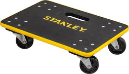 Stanley Meubelroller MS572 - Draagcapaciteit tot 200KG - Transporthulp - 45 x 30 x 13,5 CM - Kunststof - Zwart/Geel