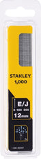 Stanley - Nagels - 12mm - Type J - 1000 Stuks