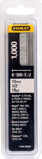 Stanley - Nagels - 12mm - Type J - 1000 Stuks