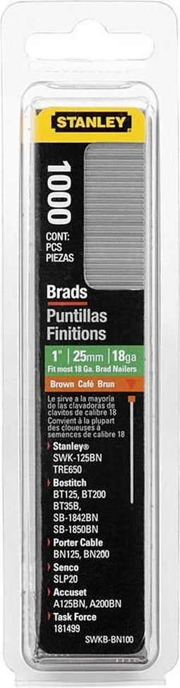 Stanley Nagels 25mm Type J - 1000 Stuks 1-SWKBN100T