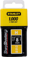 STANLEY - Nieten - 8mm - Type H - 1000 Stuks