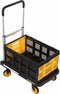 Stanley Opvouwbare Platformwagen PC517 - Max. 120KG - Aluminium - 68 x 41 x 92 CM - Anti-Slip Platform - Zwart/Geel