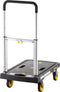 Stanley Opvouwbare Platformwagen PC517 - Max. 120KG - Aluminium - 68 x 41 x 92 CM - Anti-Slip Platform - Zwart/Geel