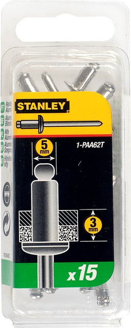 Stanley Popnagels 5X3mm -15 stuks
