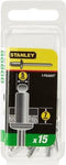Stanley - Popnagels - 5X7mm - 15 stuks