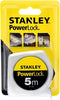 STANLEY Rolbandmaat Powerlock - 5 m - 19 mm