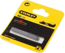STANLEY - Schaafmesje - Gegroefd - 50mm - 3 stuks/kaart