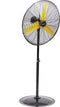 Stanley ST-30P-E Statiefventilator - Staande Ventilator voor Bouwplaats - 82dB - IP12 Gecertificeerd - 69,9 x 69,9 x 210,9 CM - Staal - Geel/Zwart