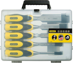 Stanley Steekbeitelset Dynagrip 5Dlg. (6.10.15.20.25 mm)