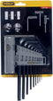 STANLEY Stiftsleutelset 9Dlg Hex Grip