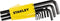 STANLEY Stiftsleutelset 9Dlg Hex Grip