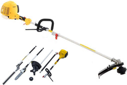Stanley - STR-4IN1A - Bosmaaier 4-in-1 - Benzine - Grastrimmer, Bosmaaier, Stokheggenschaar en Stokkettingzaag - 26cc - 750W
