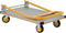 Stanley SWTI-PC510 Platformwagen 150KG - Opvouwbare Transportwagen - Platform 74 x 48 CM - Aluminium - Geel