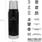 Stanley The Legendary Classic Bottle 0,75L - thermosfles - Matte Black